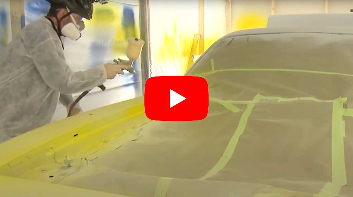 Painting the '72 Plymouth Satellite Sebring with Dupli-Color Paint Shop