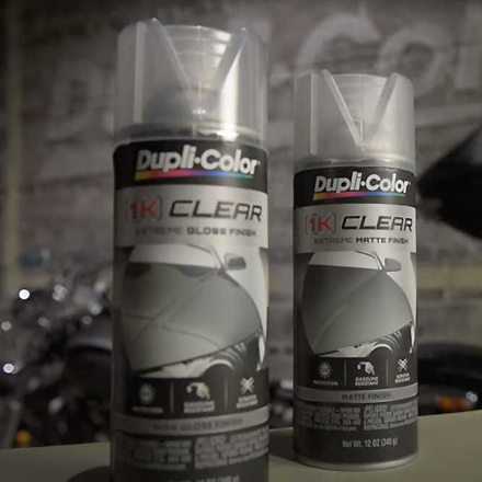 Dupli-Color 1K Clear paint cans